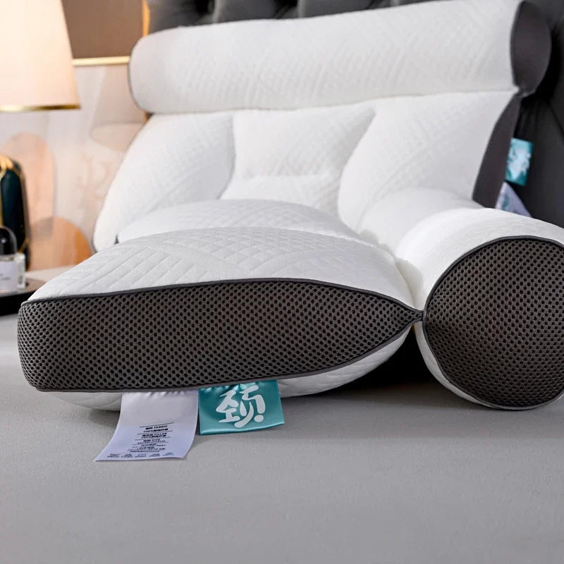 Oreiller ergonomique pour cervicales couture solide